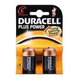 Duracell LR14/C PLUS alkaliska batterier